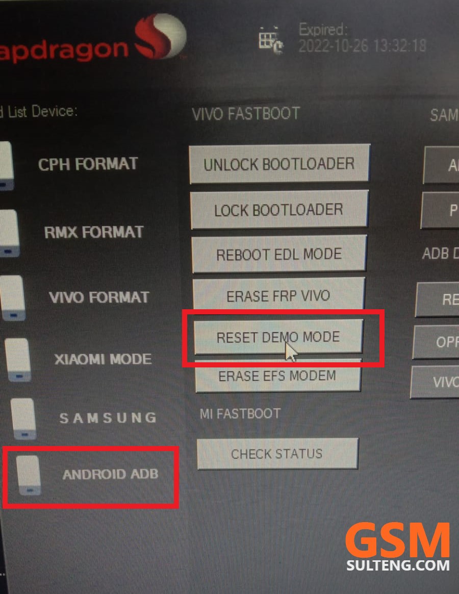Remove Demo Phone Vivo X80 Berhasil